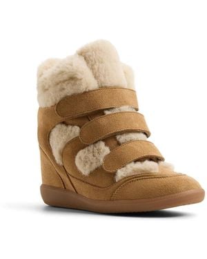 ALDO Belissa Wedge Bootie - Brown