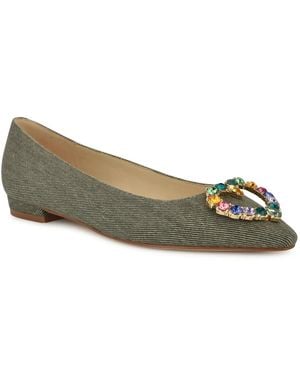 Nine West Hearts Flat - Green