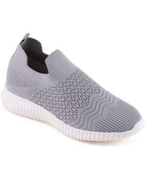 David Tate Tiptop Slipon Sneaker - Gray