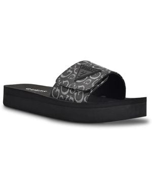 Guess Parties Slide Sandal - Black