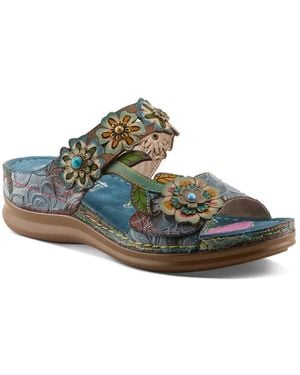 L'ARTISTE Beyondcomfy Wedge Sandal - Blue