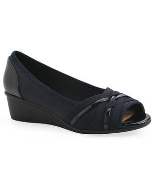 White Mountain Boldest Wedge Pump - Blue