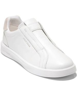 Cole Haan Grand Crosscourt Luxe Slipon Sneaker - White