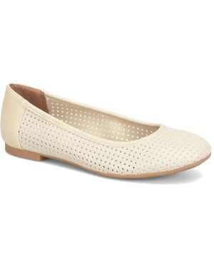 EuroSoft Tamika Ballet Flat - White