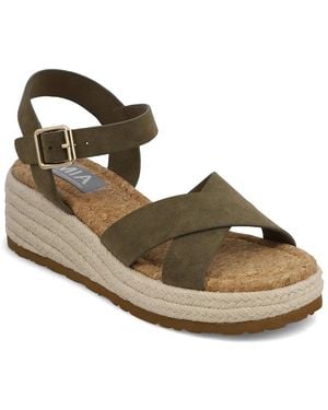 MIA Nikky Wedge Sandal - Metallic