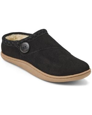 Clarks Bellward Clog Slipper - Black