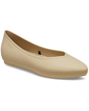 Crocs™ On The Clock Work Flat - Metallic