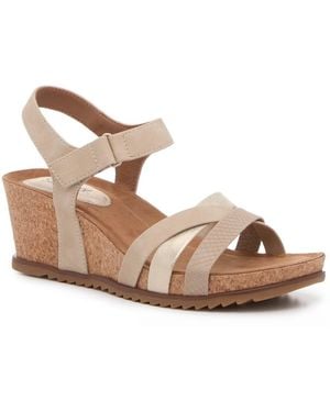 EuroSoft Talia Wedge Sandal - Black