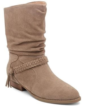 Earth Printy Bootie - Brown