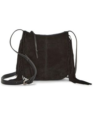 Lucky Brand Nyra Small Suede Crossbody Bag - Black