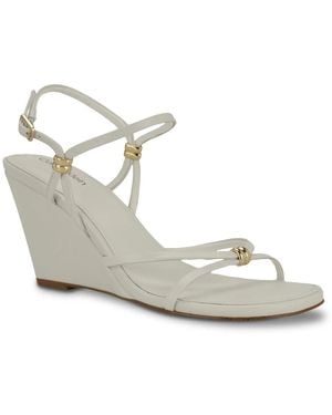Calvin Klein Deliney Wedge Sandal - White