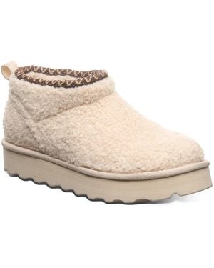 BEARPAW Snuggle Daphne Deco Bootie - White