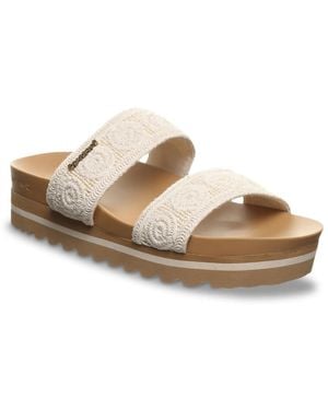 BEARPAW Mandy Wedge Sandal - Black
