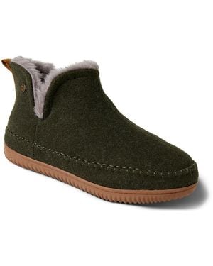 Dearfoams Brixen Bootie Slipper - Black