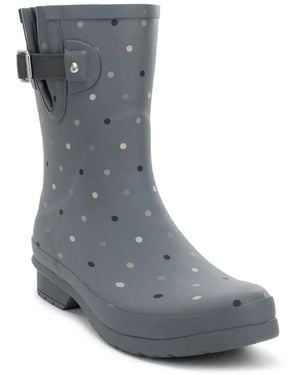 Chooka Downpour Dot Rain Boot - Black
