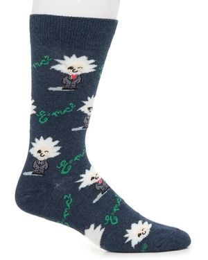Socksmith Einstein Bitmoji Crew Socks - Blue
