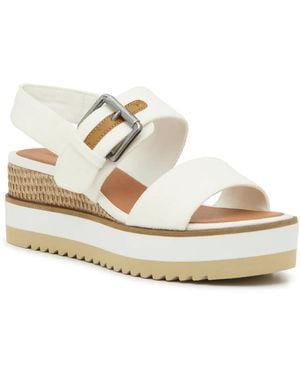 Lucky Brand Tebra Wedge Sandal - White
