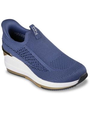 Skechers Triple Wedge Milee Wedge Slipon - Blue