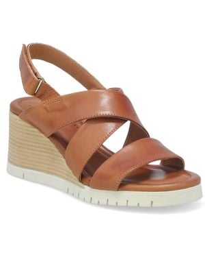 Miz Mooz Morgana Wedge Sandal - Brown