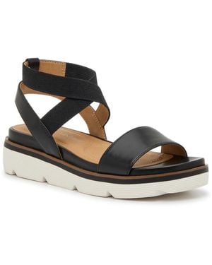 Crown Vintage Jess Wedge Sandal - Black