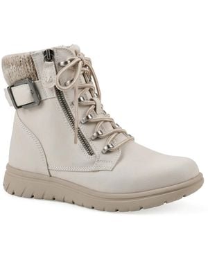 White Mountain Hearten Hiker Bootie - White