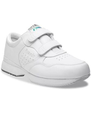 Propet Wide Width Life Walker Slipon Walking Shoe - White