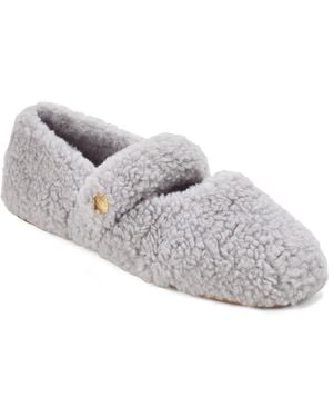 Dearfoams Maryanne Mary Jane Slipper - White