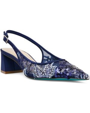 Betsey Johnson Myron Pump - Blue
