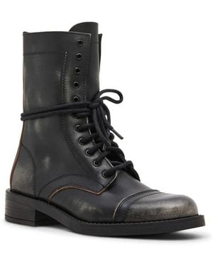Steve Madden Yukon Combat Boot - Black