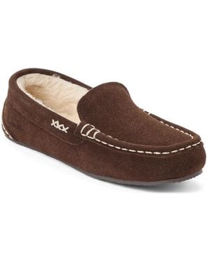 Clarks Driver Moccasin Slipper - Brown