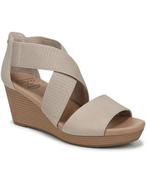Dr. Scholls Barton Band Wedge Sandal - Metallic