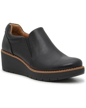 EuroSoft Fabri Wedge Slipon - Black