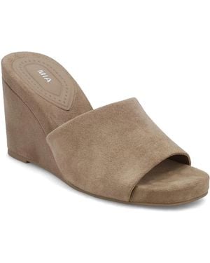 MIA Jessica Wedge Sandal - White
