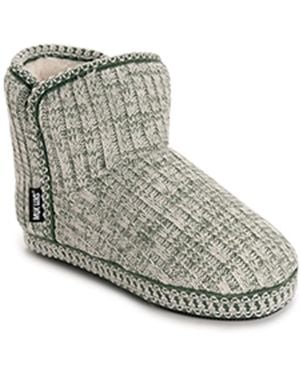 Muk Luks Leigh Bootie Slipper - Black