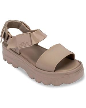 Melissa Kick Off Jelly Sandal - Metallic