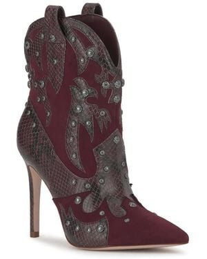 Jessica Simpson Palieve Western Bootie - Red