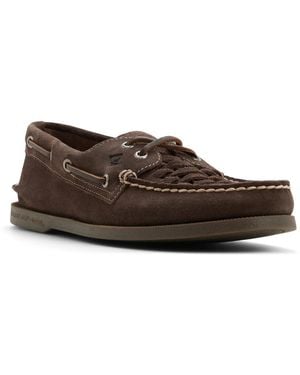 Sperry Top-Sider Authentic Original 2Eye Woven Boat Shoe - Brown