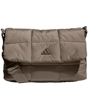 adidas Quilted Crossbody Bag - Metallic