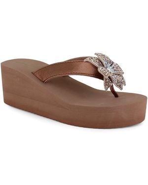 BCBGeneration Marna Wedge Sandal - Brown