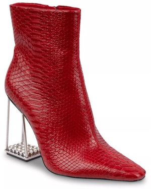Ashley Kahen Glam Bootie - Red