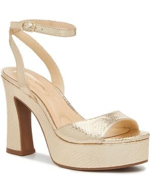 Jessica Simpson Jetteo Platform Sandal - White