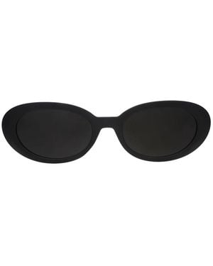 Goodr Always Having A Moment Polarized Oval Sunglasses - Black