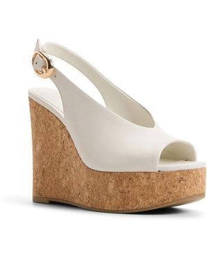 ALDO Tatianah Wedge Sandal - White