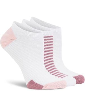 Lemon Cushioned No Show Socks 3 Pack - Black