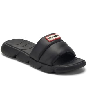 HUNTER Coast Slide Sandal - Black