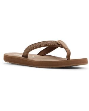 Roxy Tidepool Waterproof Flip Flop - Brown