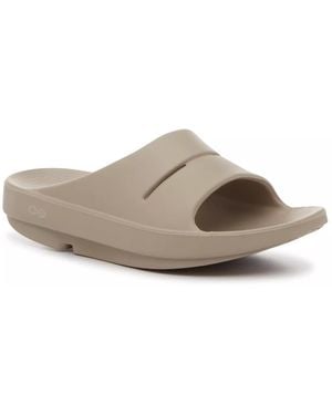 OOFOS Ooahh Slide Sandal - Brown