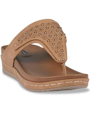 Good Choice Tani Wedge Sandal - Brown
