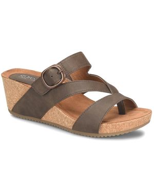 EuroSoft Emrie Wedge Sandal - Brown