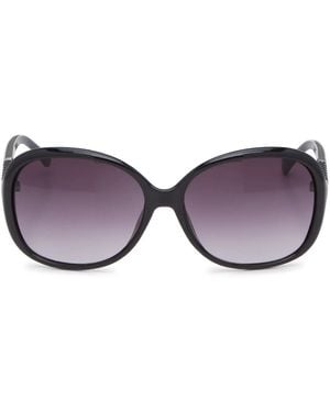 Jessica Simpson Glam Oval Sunglasses - Purple